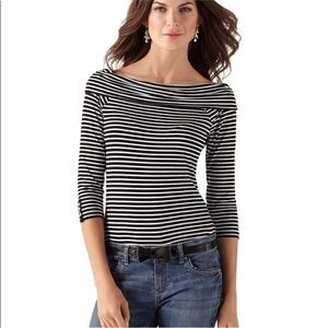 White House Black Market - Women’s Off the Shoulder Top (Size Medium)